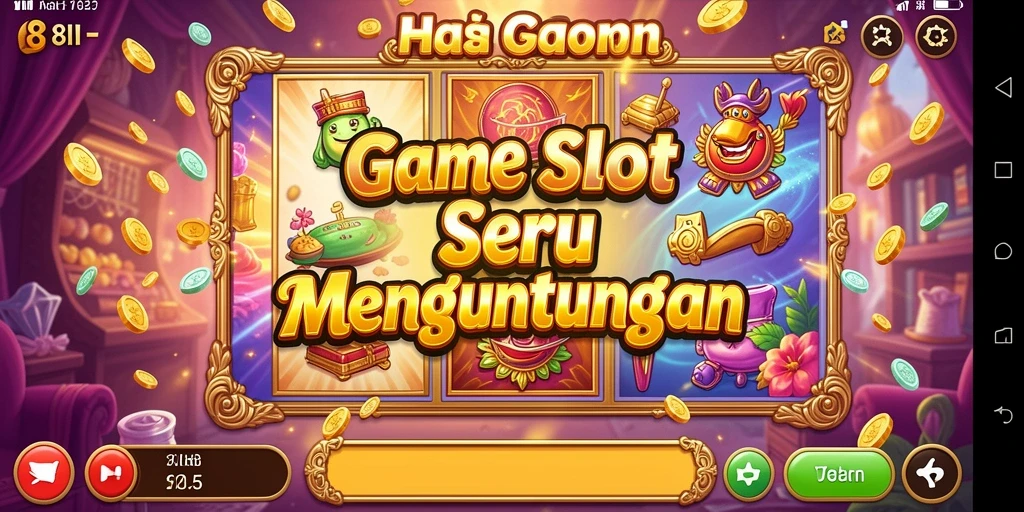 Tampilan gameplay menarik dari 8II yang menghadirkan keseruan Slot.