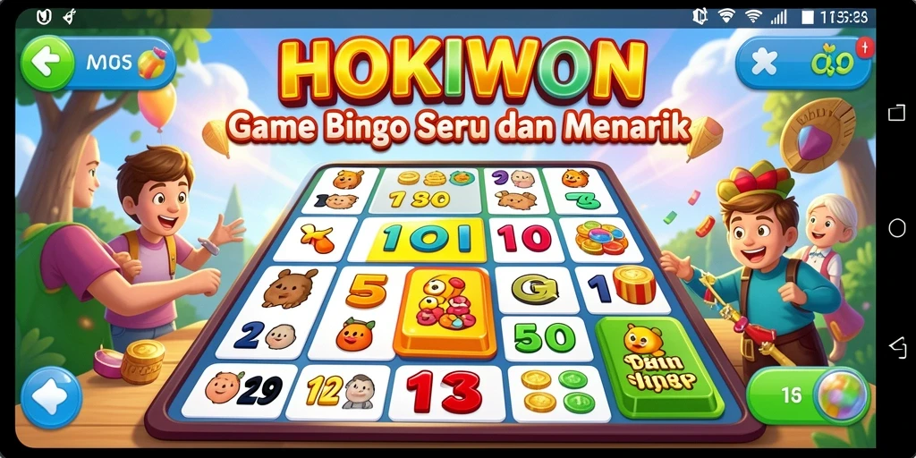 Tampilan gameplay HOKIWON yang seru dan interaktif.