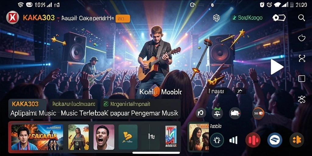 Tangkapan layar gameplay KAKA303 yang menunjukkan keseruan bermain musik.