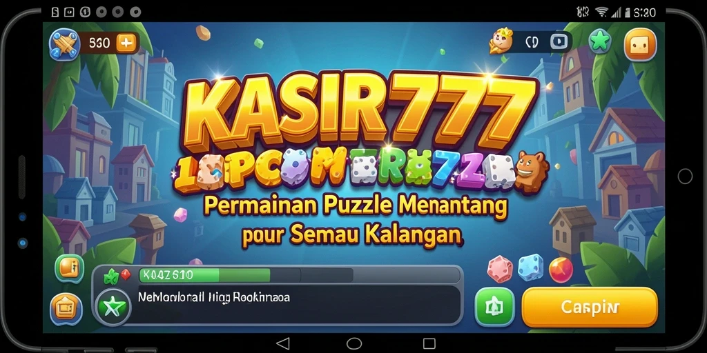 Tampilan gameplay KASIR777 yang penuh warna dan menantang.