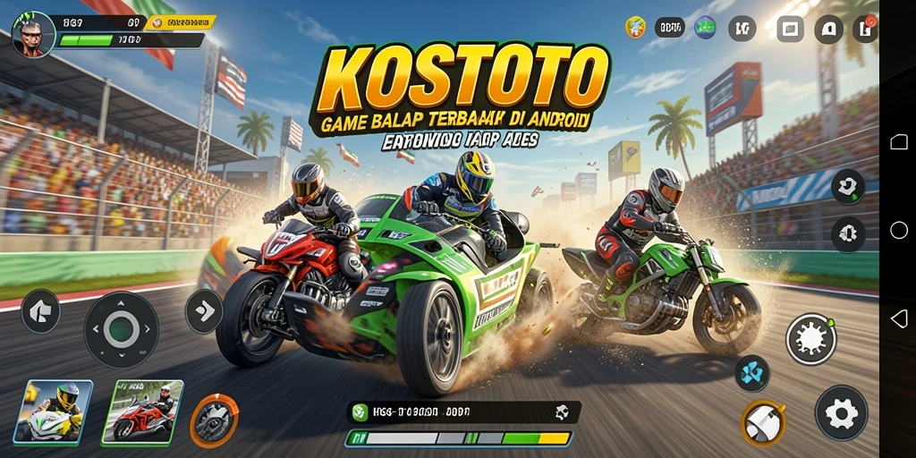 Tampilan menarik dari gameplay KOSTOTO yang mendebarkan.