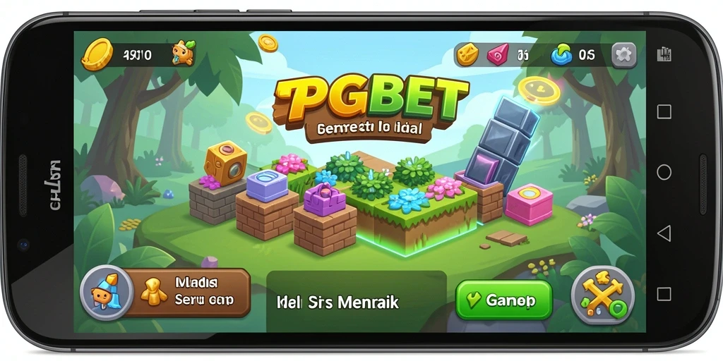 Menampilkan gameplay PGBET dengan karakter Idle yang menarik.
