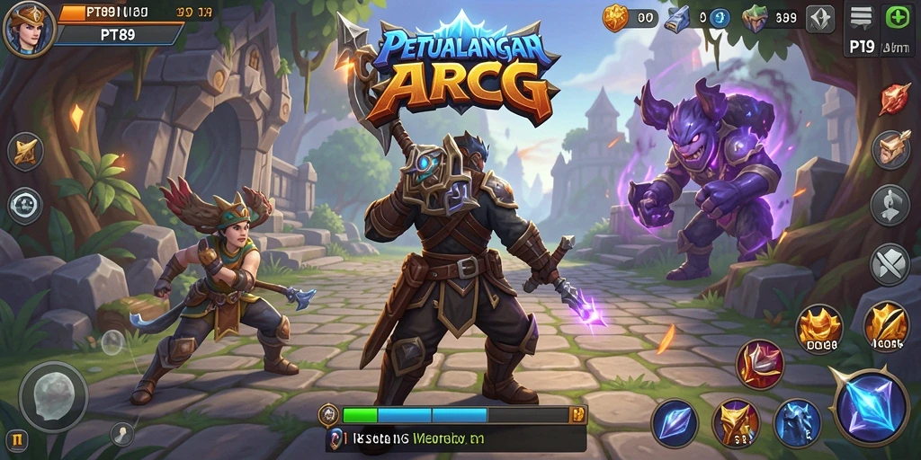 Tampilan gameplay yang menegangkan dalam PT89 ARPG.