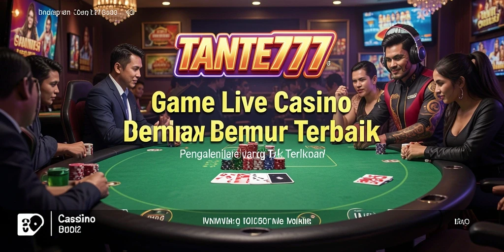 Screenshot gameplay Live Casino yang mendebarkan di TANTE777.
