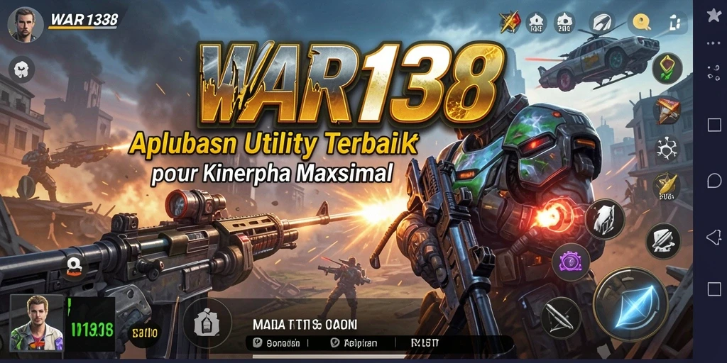 Tampilan utama WAR138 menampilkan fitur utility yang intuitif.